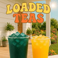 Loaded Tea - Powered Caffeinated Beverage Mix - Sugar-Free & Gluten-Free Energy Powder Drink - 32Oz Smoothie Mix - Made in USA - 24 Months Shelf Life